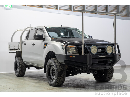 05/2012 Ford Ranger XL 3.2 (4x4) PX Dual Cab Utility Silver Turbo Diesel 3.2L