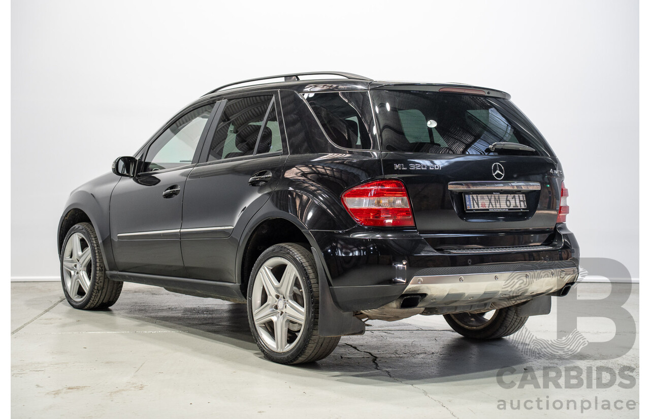 10/2006 Mercedes-Benz ML320CDI (4x4) W164 4d Wagon Black Turbo Diesel 3.0L
