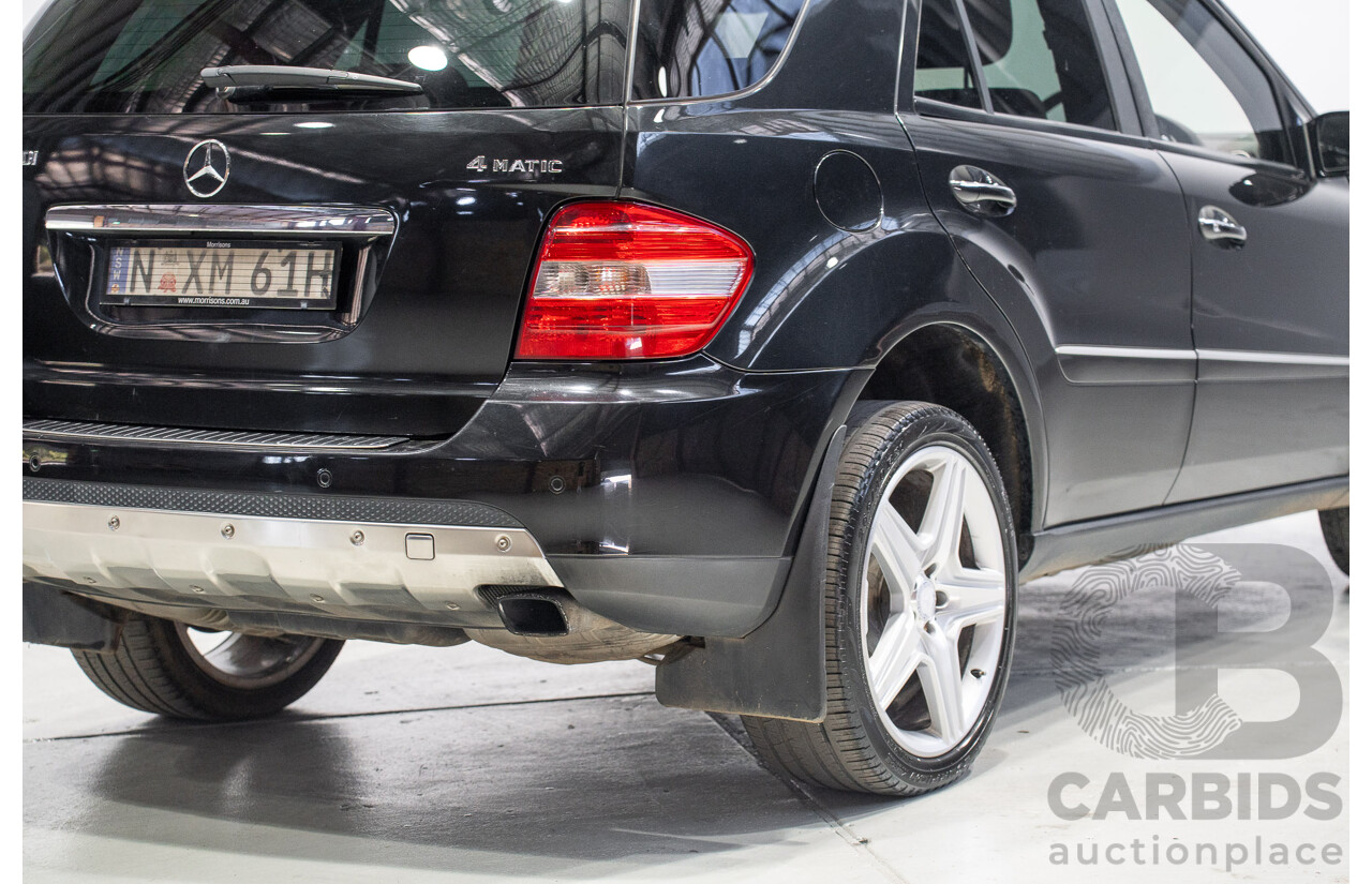 10/2006 Mercedes-Benz ML320CDI (4x4) W164 4d Wagon Black Turbo Diesel 3.0L