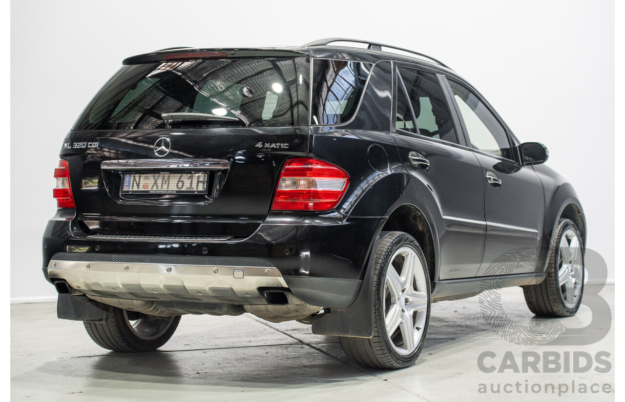 10/2006 Mercedes-Benz ML320CDI (4x4) W164 4d Wagon Black Turbo Diesel 3.0L