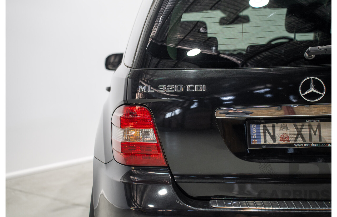 10/2006 Mercedes-Benz ML320CDI (4x4) W164 4d Wagon Black Turbo Diesel 3.0L