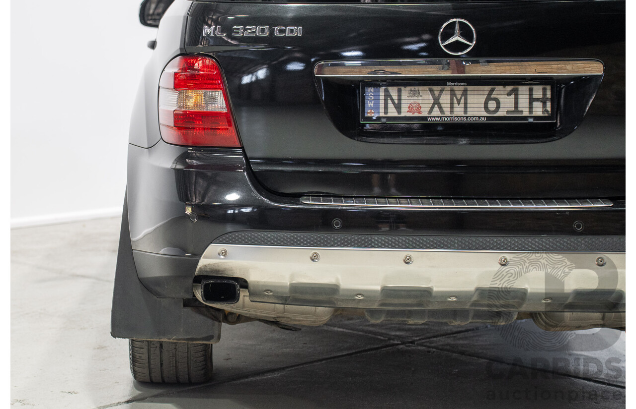 10/2006 Mercedes-Benz ML320CDI (4x4) W164 4d Wagon Black Turbo Diesel 3.0L