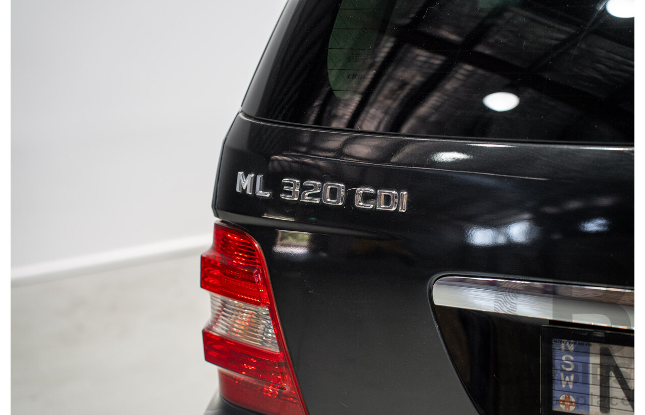 10/2006 Mercedes-Benz ML320CDI (4x4) W164 4d Wagon Black Turbo Diesel 3.0L