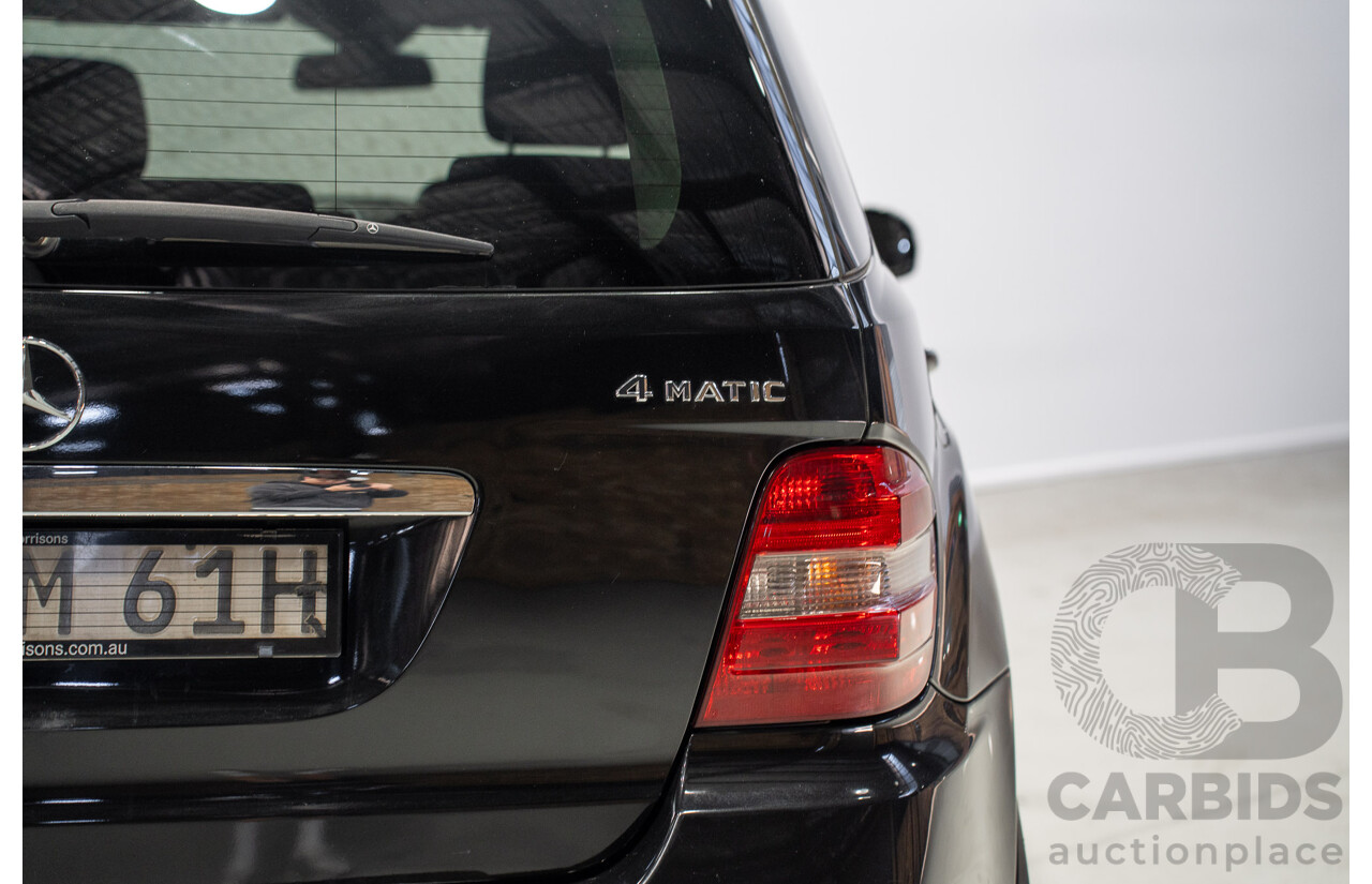 10/2006 Mercedes-Benz ML320CDI (4x4) W164 4d Wagon Black Turbo Diesel 3.0L