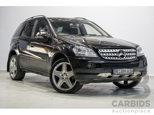 10/2006 Mercedes-Benz ML320CDI (4x4) W164 4d Wagon Black Turbo Diesel 3.0L