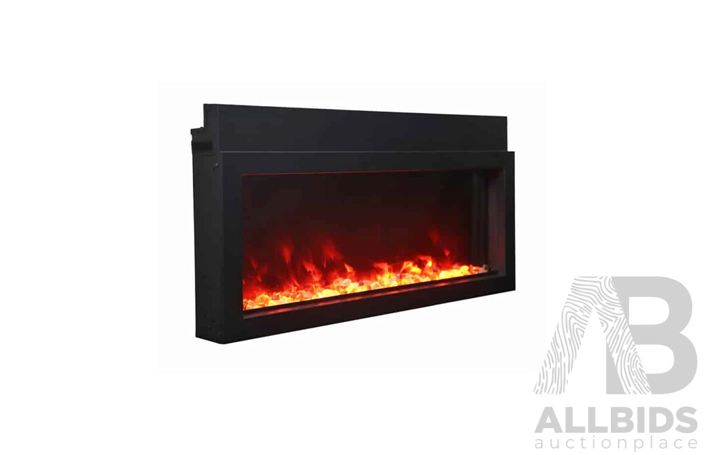 Amantii Panorama BI Deep Smart Electric Fireplace (BI-50-DEEP) (48 1/8 Inches Wide by 23 5/8 Inches High by 12 Inches Deep)