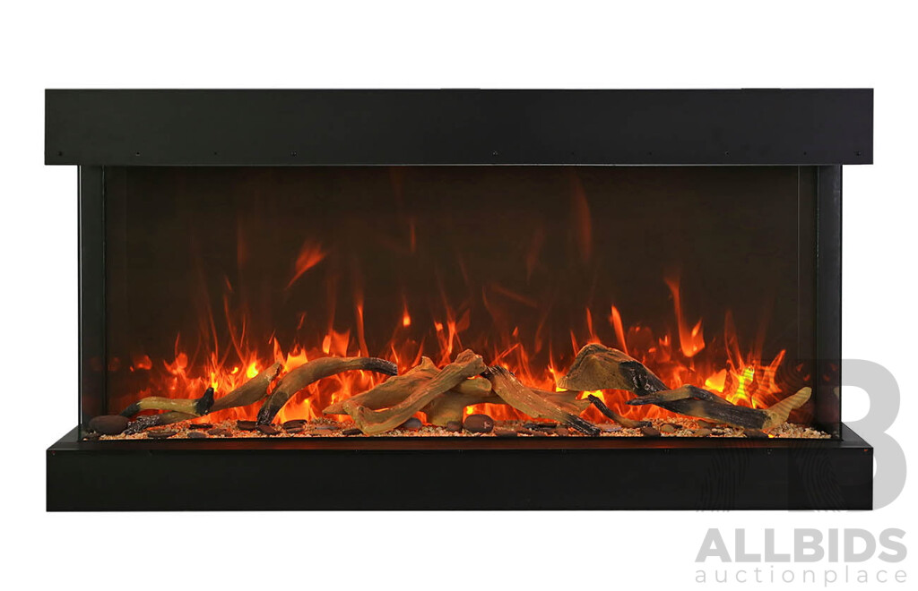 Amantii 40 Tru View XL Electric Fireplace ( 40-TRU-VIEW-XL) (43 1/4” Wide X 14 1/4” Deep X 26 5/8” High)