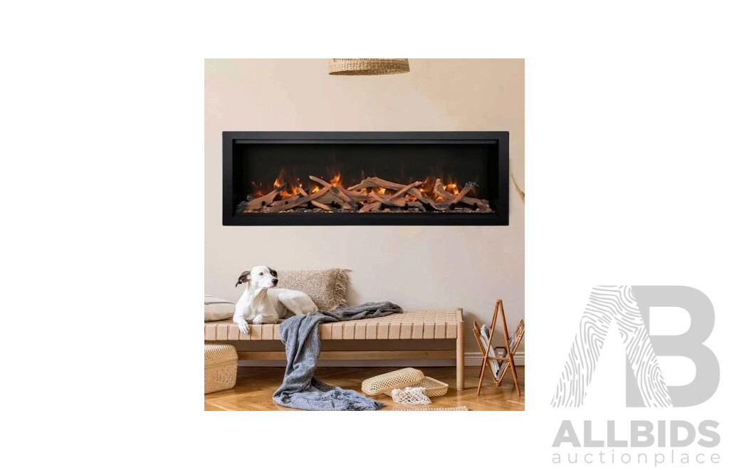 Amantii True View Slim Smart Electric Fireplace ( 50-TRV-SLIM ) (53 1/4