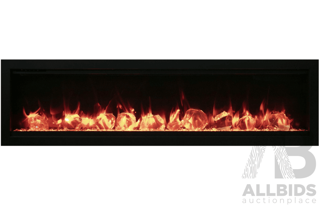 Amantii SYM-50 Bespoke Electric Fireplace ( SYM-50) (128W X 40H X 14D Cm)