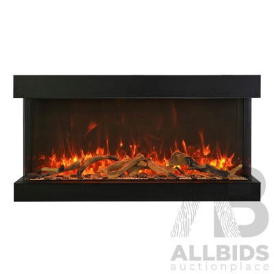 Amantii 40 Tru View XL Electric Fireplace ( 40-TRU-VIEW-XL) (43 1/4” Wide X 14 1/4” Deep X 26 5/8” High)