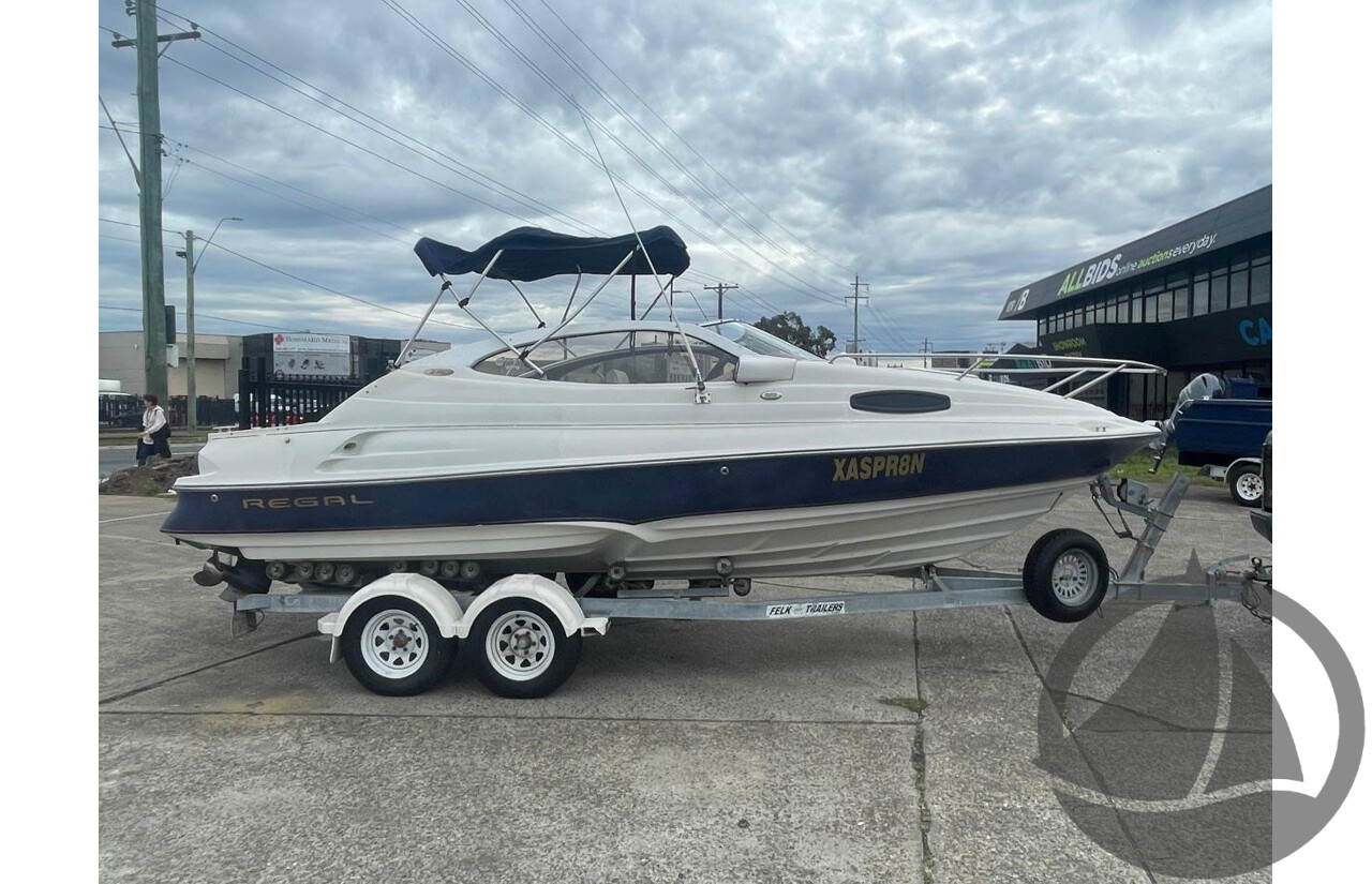 NO RESERVE PRE-LOVED - 1998 Regal 2100 Half Cabin, 5.7 V8 Mercruiser Engine