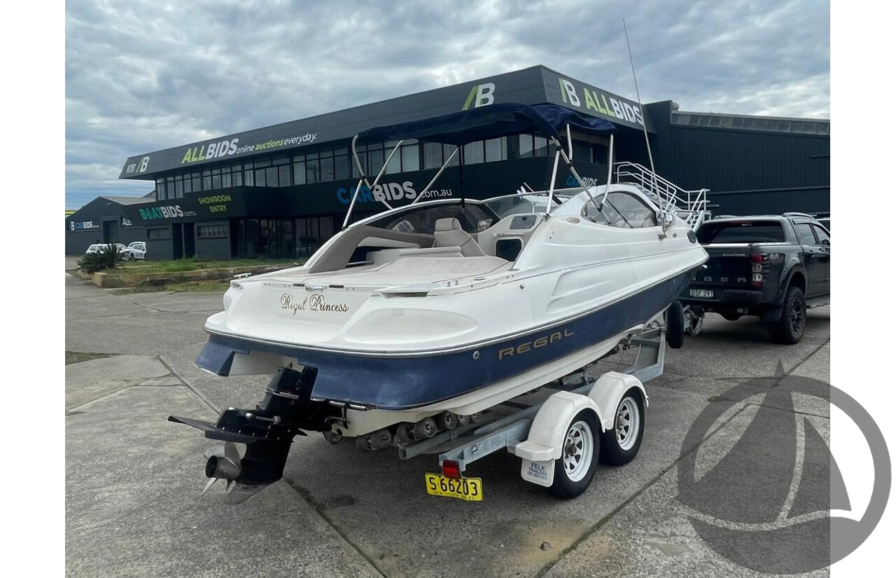 NO RESERVE PRE-LOVED - 1998 Regal 2100 Half Cabin, 5.7 V8 Mercruiser Engine