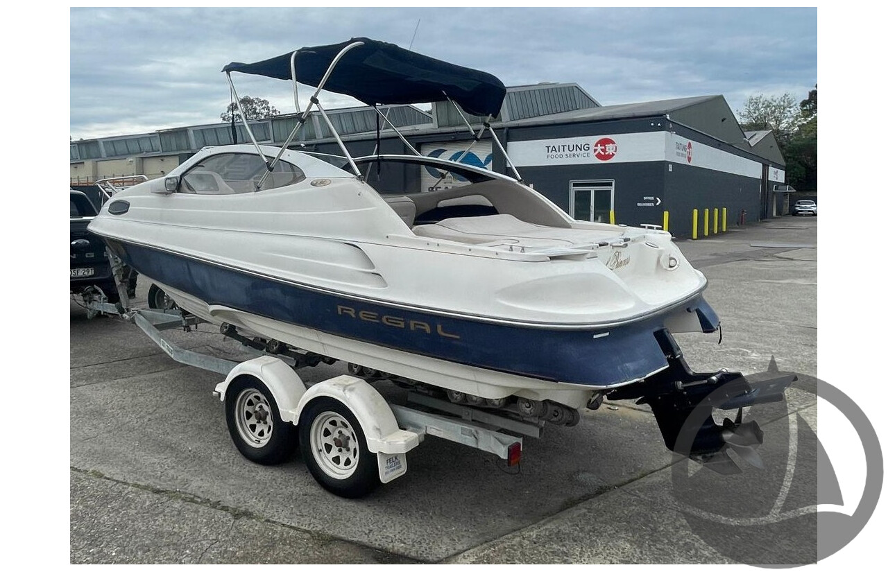 NO RESERVE PRE-LOVED - 1998 Regal 2100 Half Cabin, 5.7 V8 Mercruiser Engine