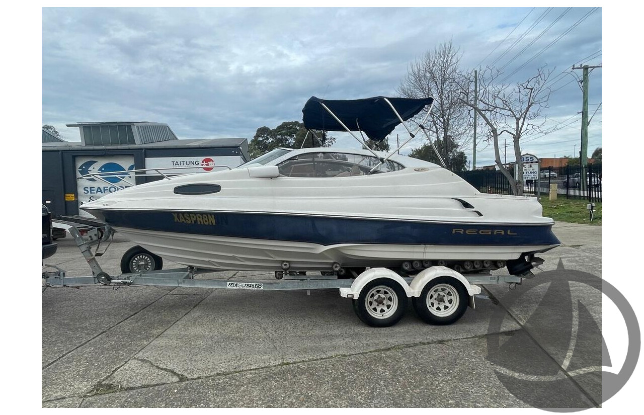 NO RESERVE PRE-LOVED - 1998 Regal 2100 Half Cabin, 5.7 V8 Mercruiser Engine