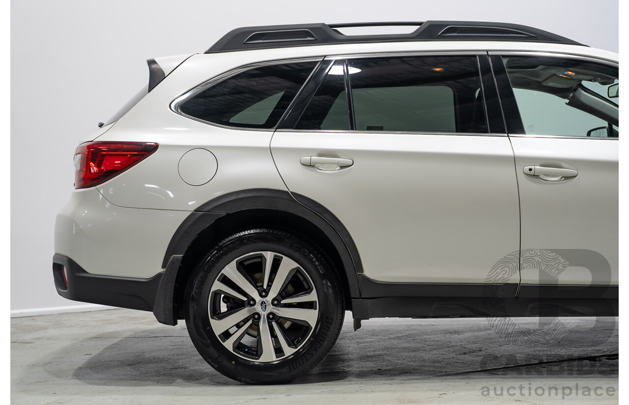 10/2018 Subaru Outback 2.5i Premium (AWD) MY18 4d Wagon White 2.5L