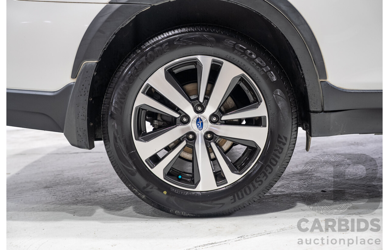 10/2018 Subaru Outback 2.5i Premium (AWD) MY18 4d Wagon White 2.5L