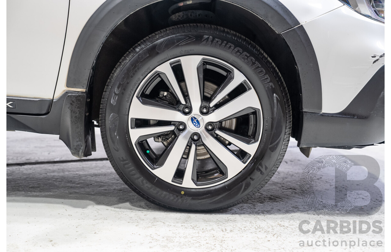 10/2018 Subaru Outback 2.5i Premium (AWD) MY18 4d Wagon White 2.5L