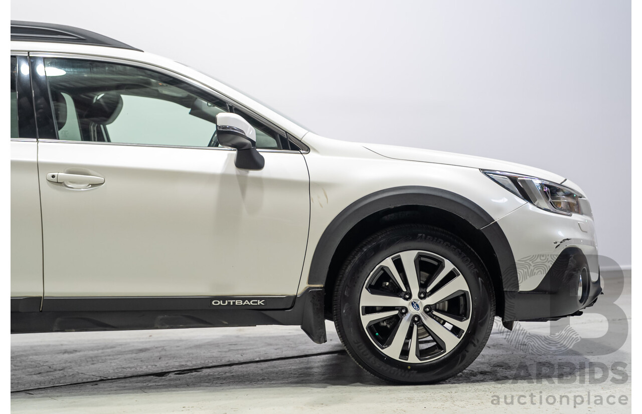10/2018 Subaru Outback 2.5i Premium (AWD) MY18 4d Wagon White 2.5L