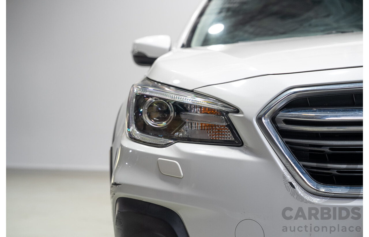 10/2018 Subaru Outback 2.5i Premium (AWD) MY18 4d Wagon White 2.5L