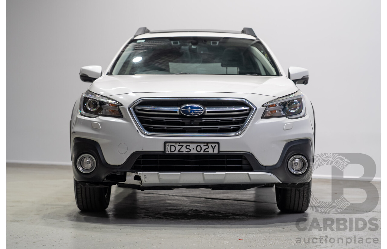 10/2018 Subaru Outback 2.5i Premium (AWD) MY18 4d Wagon White 2.5L