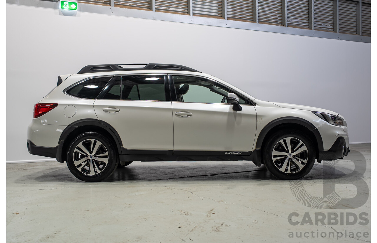10/2018 Subaru Outback 2.5i Premium (AWD) MY18 4d Wagon White 2.5L
