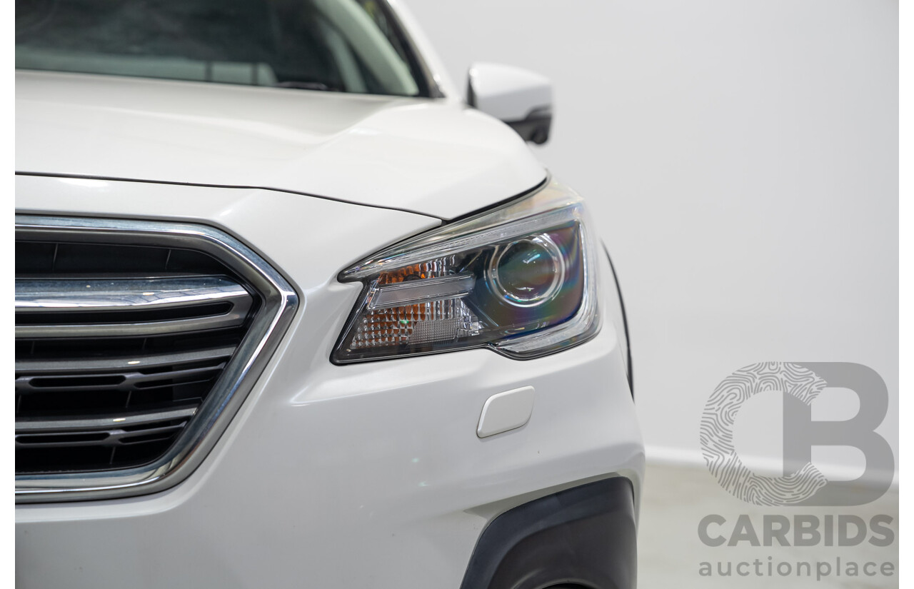 10/2018 Subaru Outback 2.5i Premium (AWD) MY18 4d Wagon White 2.5L