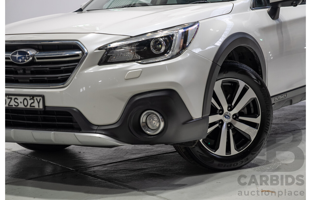 10/2018 Subaru Outback 2.5i Premium (AWD) MY18 4d Wagon White 2.5L