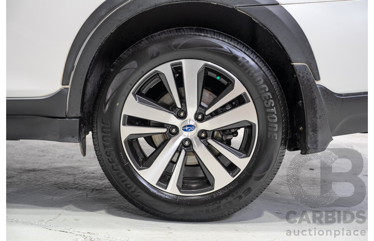 10/2018 Subaru Outback 2.5i Premium (AWD) MY18 4d Wagon White 2.5L