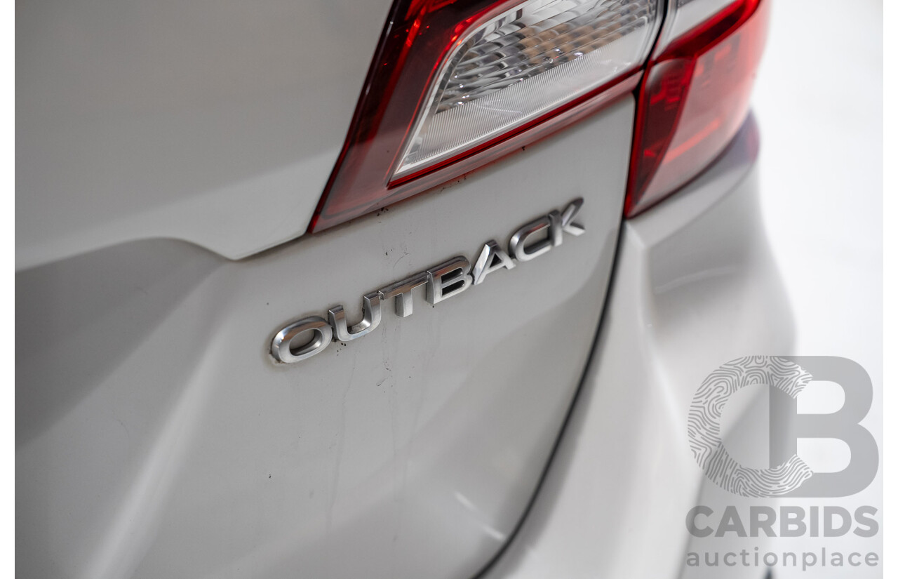 10/2018 Subaru Outback 2.5i Premium (AWD) MY18 4d Wagon White 2.5L