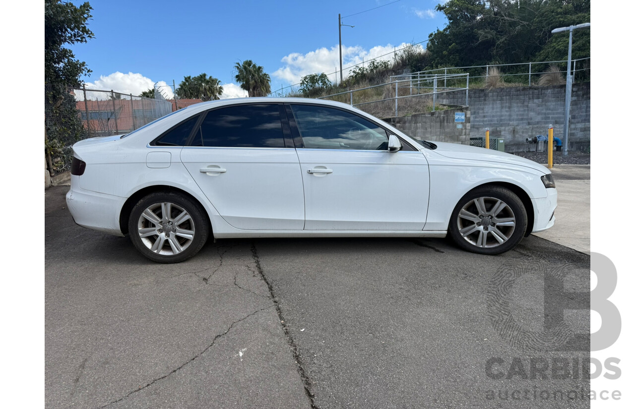 01/2011 Audi A4 2.7 TDI FWD B8 (8K) MY11 4D Sedan White Turbo Diesel 2.7L