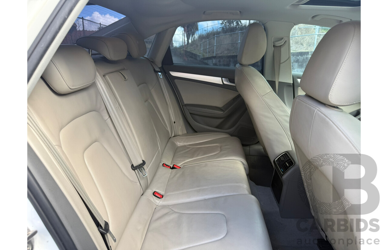 01/2011 Audi A4 2.7 TDI FWD B8 (8K) MY11 4D Sedan White Turbo Diesel 2.7L