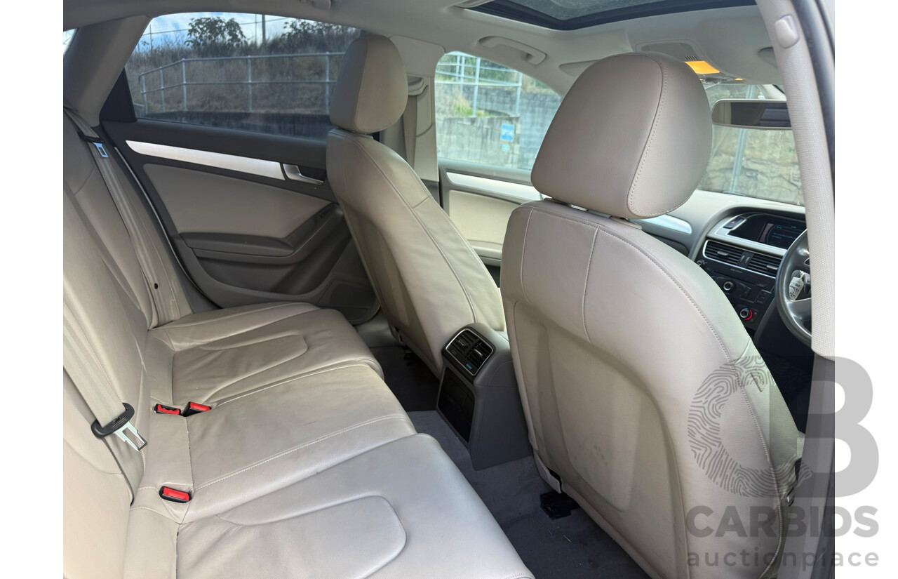 01/2011 Audi A4 2.7 TDI FWD B8 (8K) MY11 4D Sedan White Turbo Diesel 2.7L