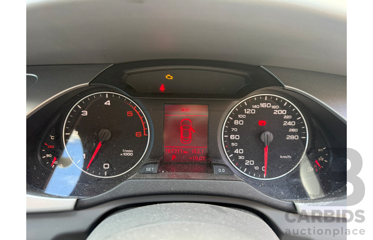 01/2011 Audi A4 2.7 TDI FWD B8 (8K) MY11 4D Sedan White Turbo Diesel 2.7L