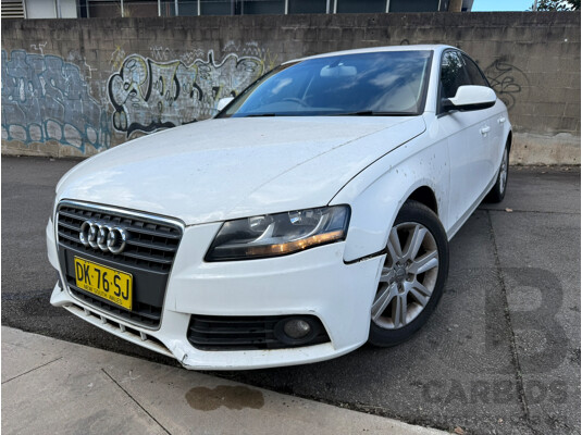 01/2011 Audi A4 2.7 TDI FWD B8 (8K) MY11 4D Sedan White Turbo Diesel 2.7L