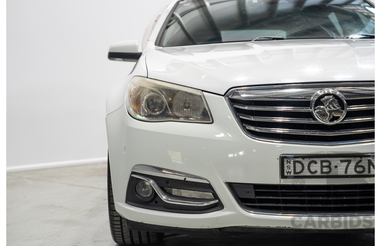 03/2015 Holden Calais V  VF MY15 4d Sportwagon White 3.6L