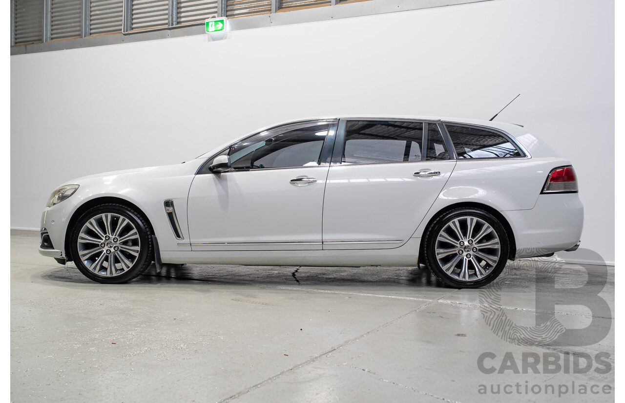 03/2015 Holden Calais V VF MY15 4d Sportwagon White 3.6L