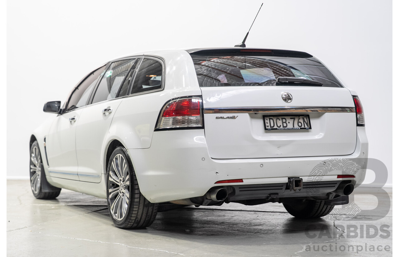 03/2015 Holden Calais V VF MY15 4d Sportwagon White 3.6L