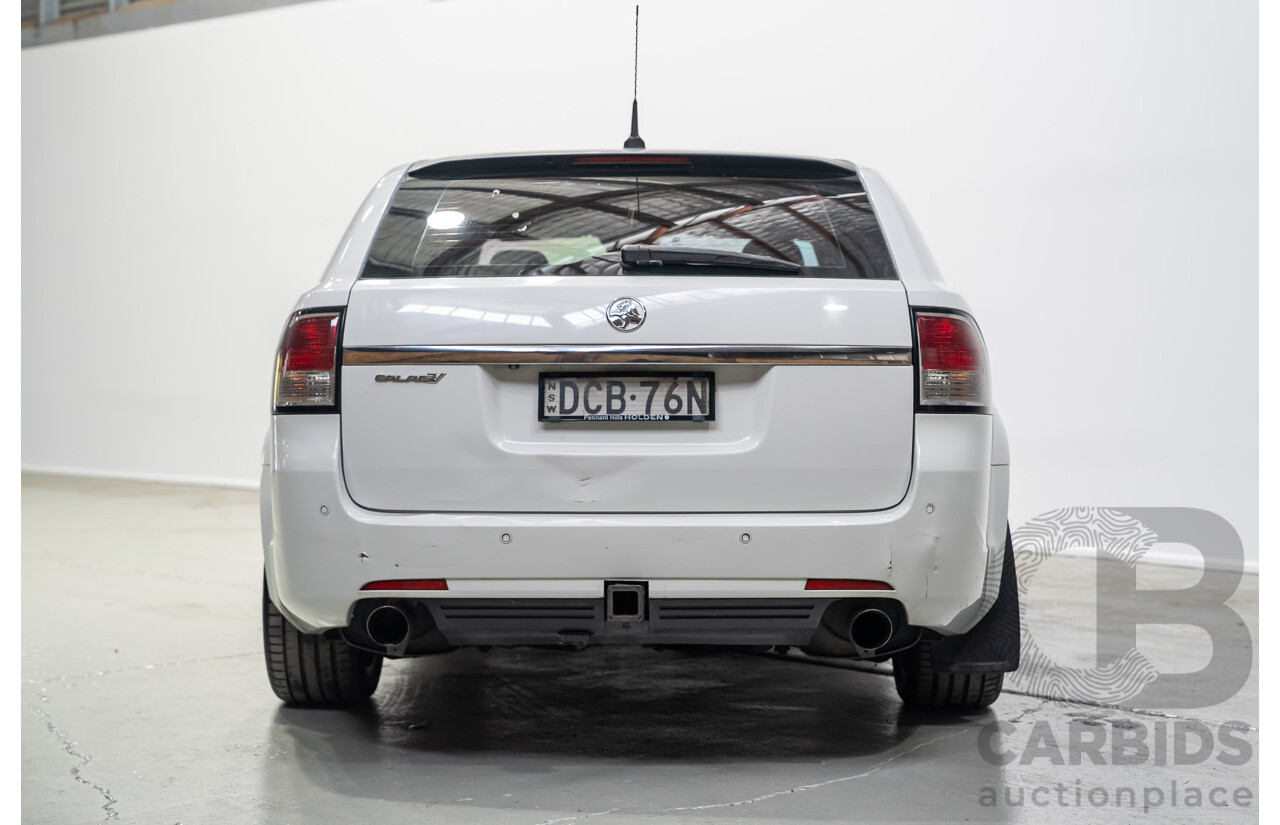 03/2015 Holden Calais V VF MY15 4d Sportwagon White 3.6L