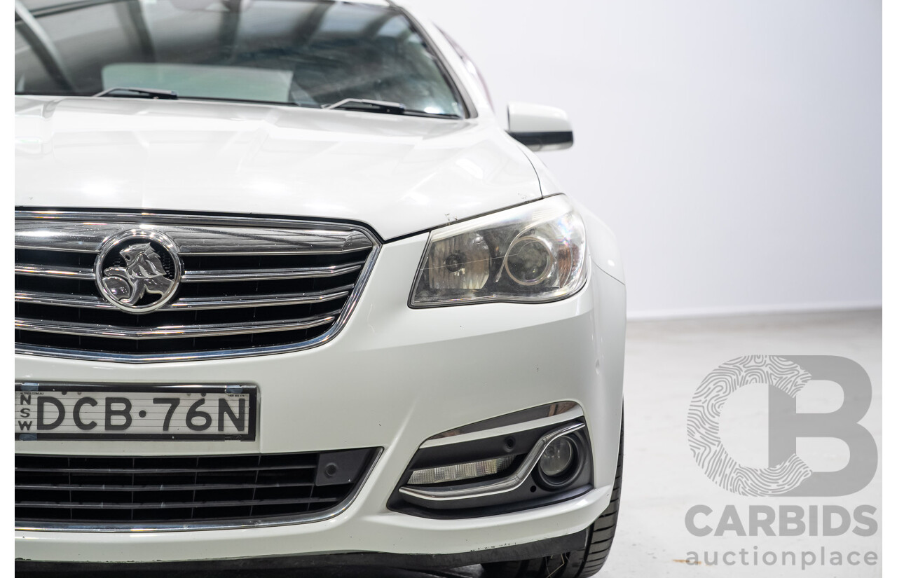 03/2015 Holden Calais V  VF MY15 4d Sportwagon White 3.6L