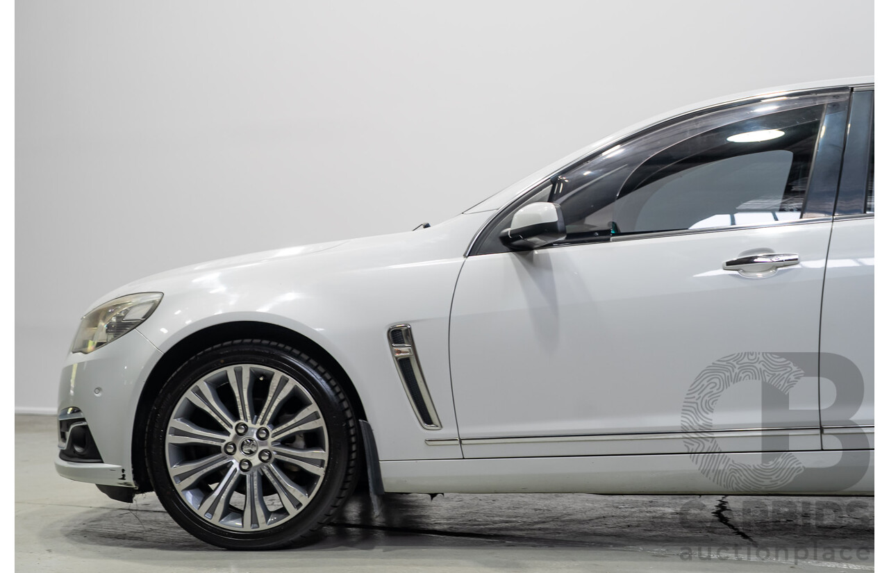 03/2015 Holden Calais V  VF MY15 4d Sportwagon White 3.6L