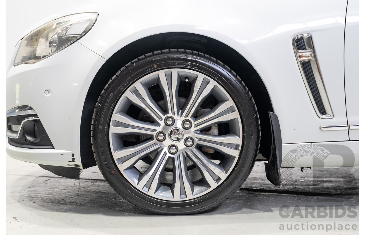 03/2015 Holden Calais V  VF MY15 4d Sportwagon White 3.6L