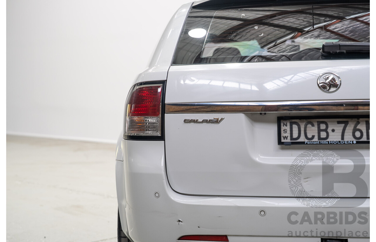 03/2015 Holden Calais V  VF MY15 4d Sportwagon White 3.6L