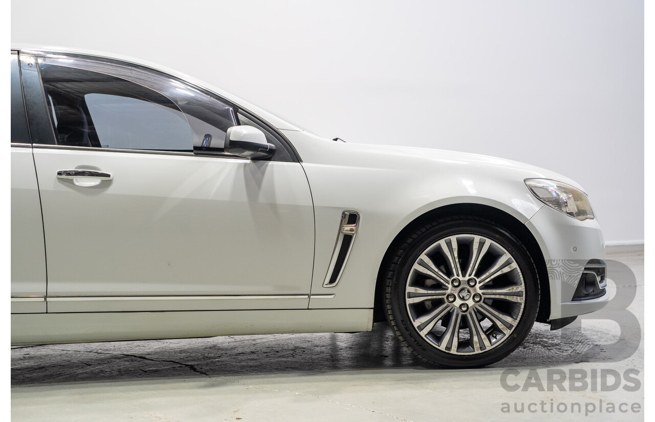 03/2015 Holden Calais V  VF MY15 4d Sportwagon White 3.6L