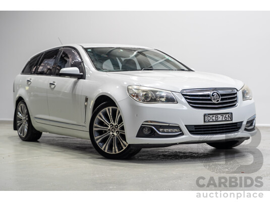 03/2015 Holden Calais V  VF MY15 4d Sportwagon White 3.6L