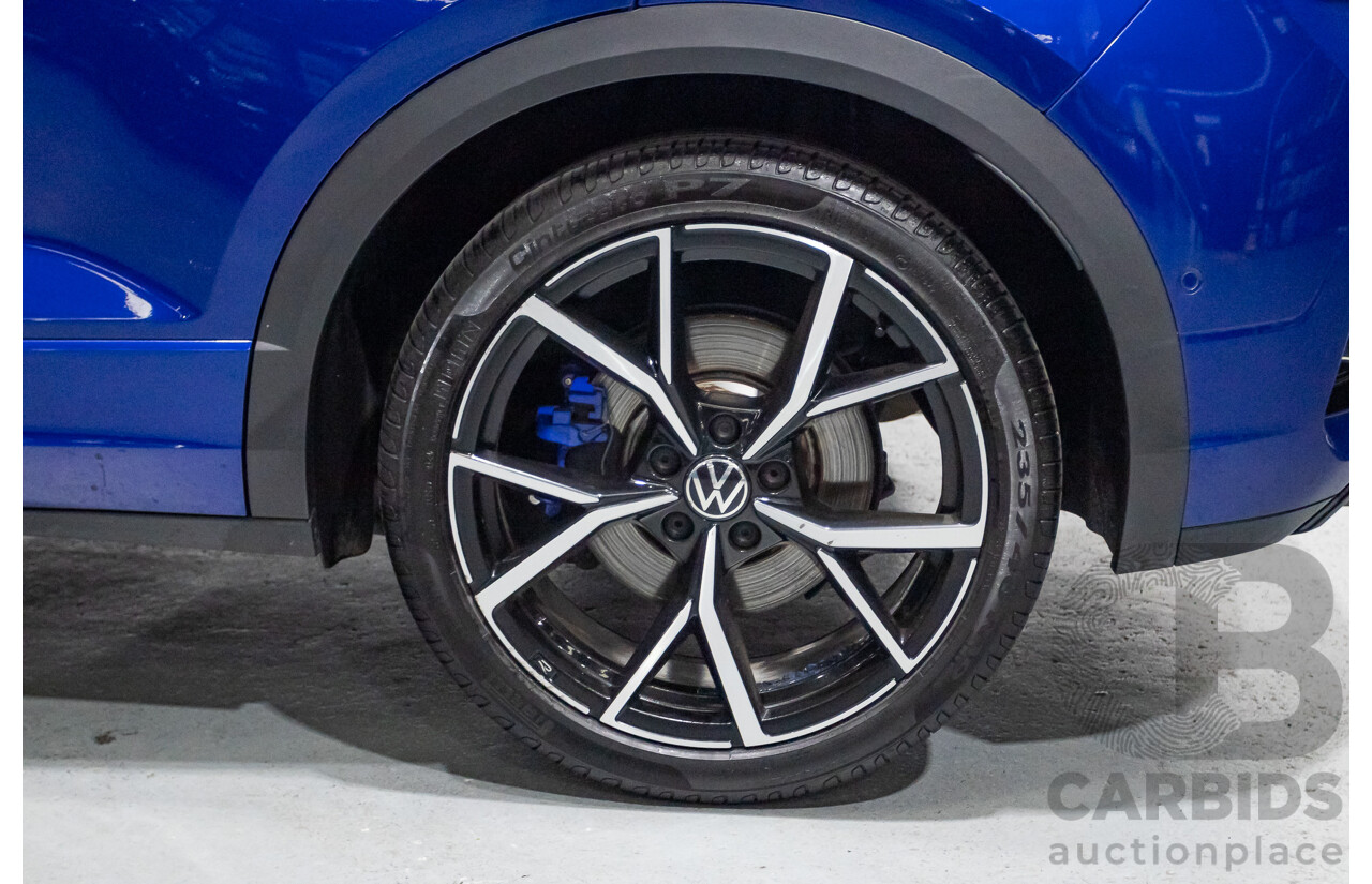 6/2023 Volkswagen T-Roc R (AWD) D1 MY23 4d Wagon Lapiz Blue Metallic Turbo 2.0L
