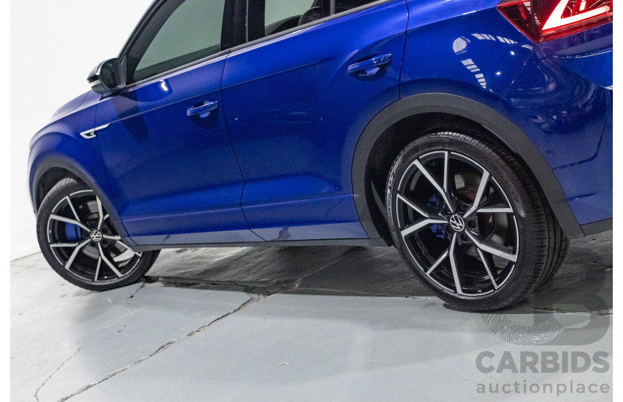 6/2023 Volkswagen T-Roc R (AWD) D1 MY23 4d Wagon Lapiz Blue Metallic Turbo 2.0L
