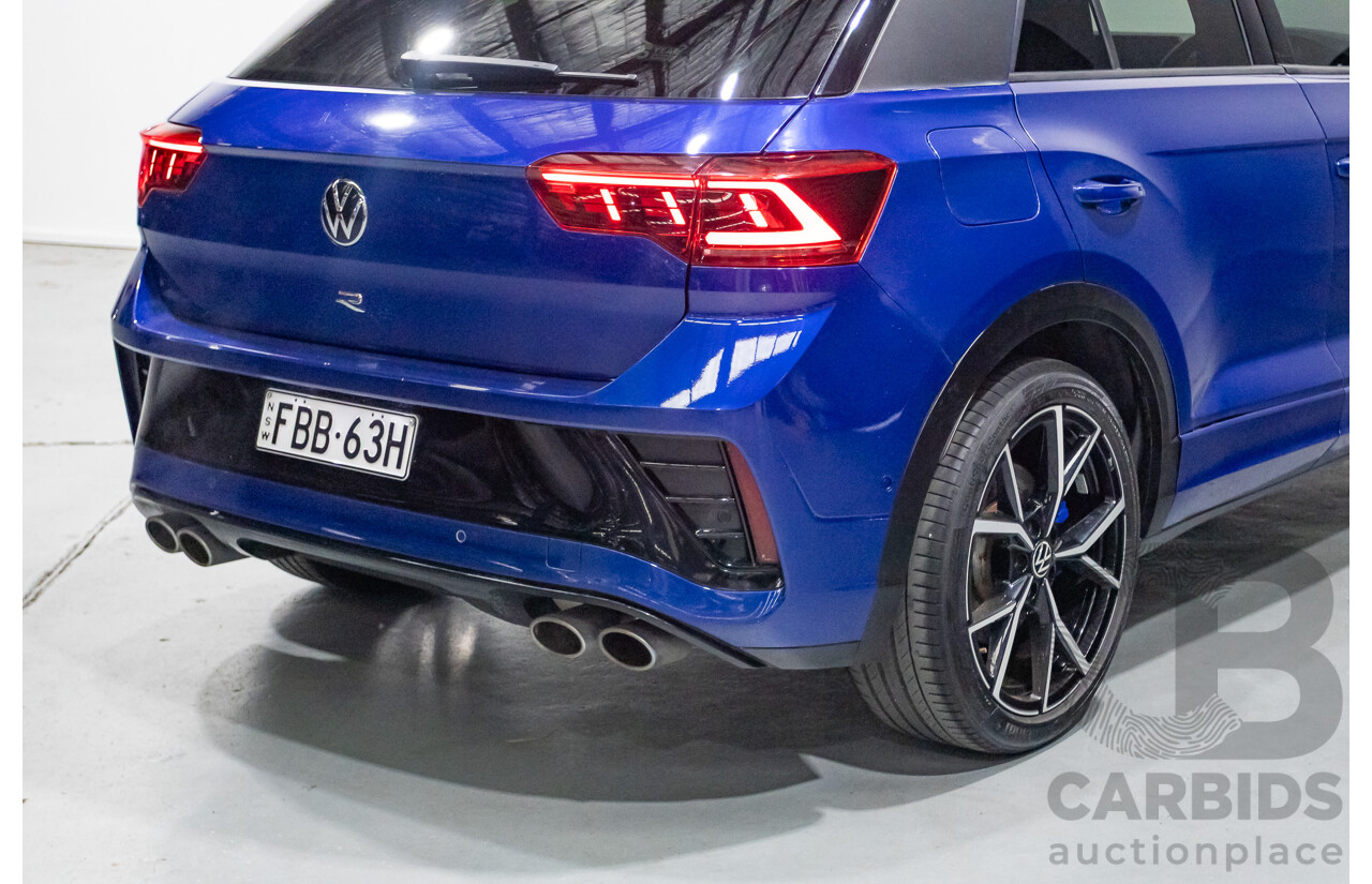 6/2023 Volkswagen T-Roc R (AWD) D1 MY23 4d Wagon Lapiz Blue Metallic Turbo 2.0L