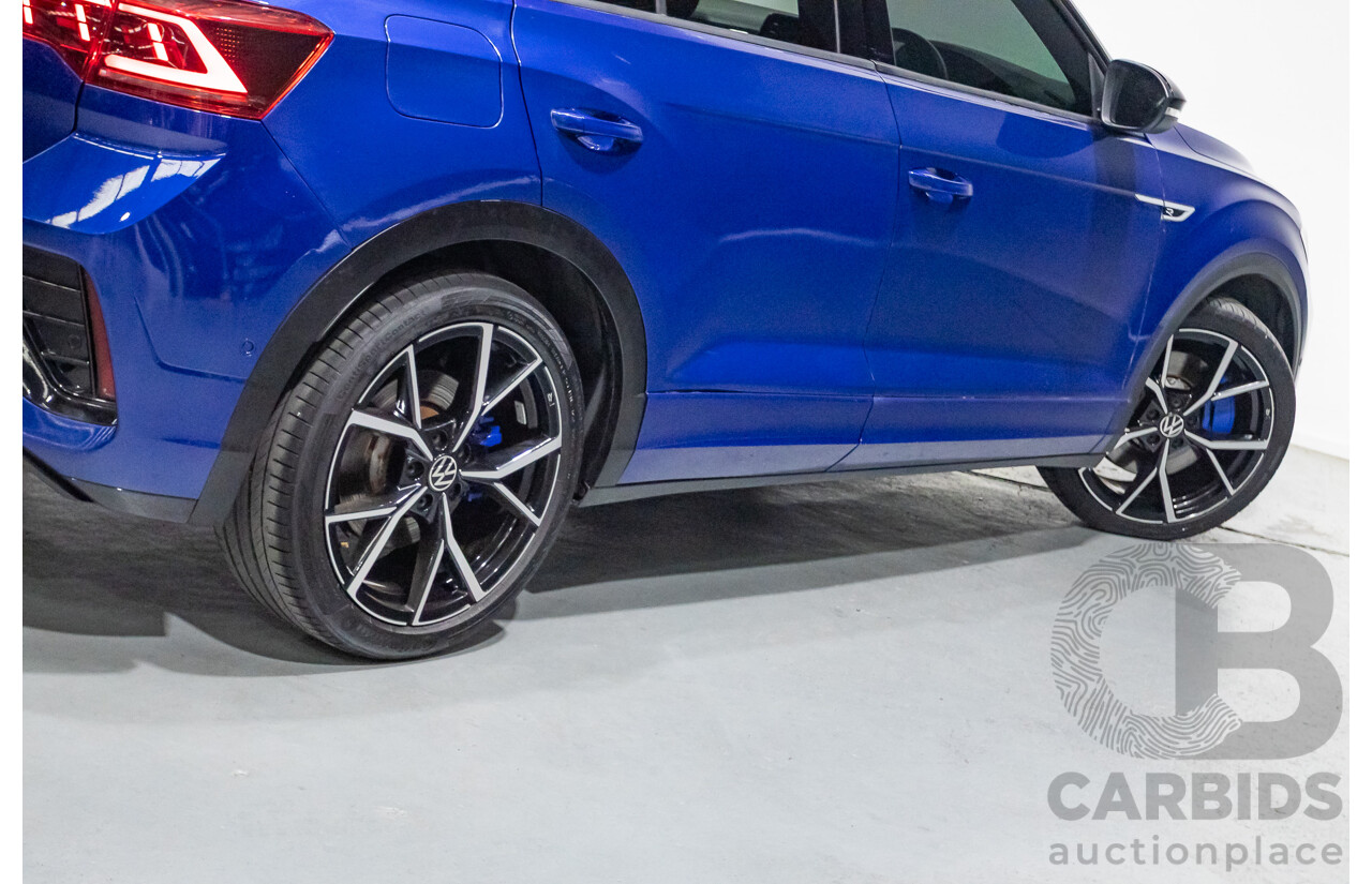 6/2023 Volkswagen T-Roc R (AWD) D1 MY23 4d Wagon Lapiz Blue Metallic Turbo 2.0L