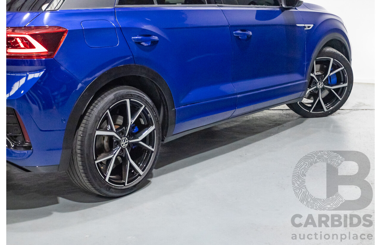 6/2023 Volkswagen T-Roc R (AWD) D1 MY23 4d Wagon Lapiz Blue Metallic Turbo 2.0L