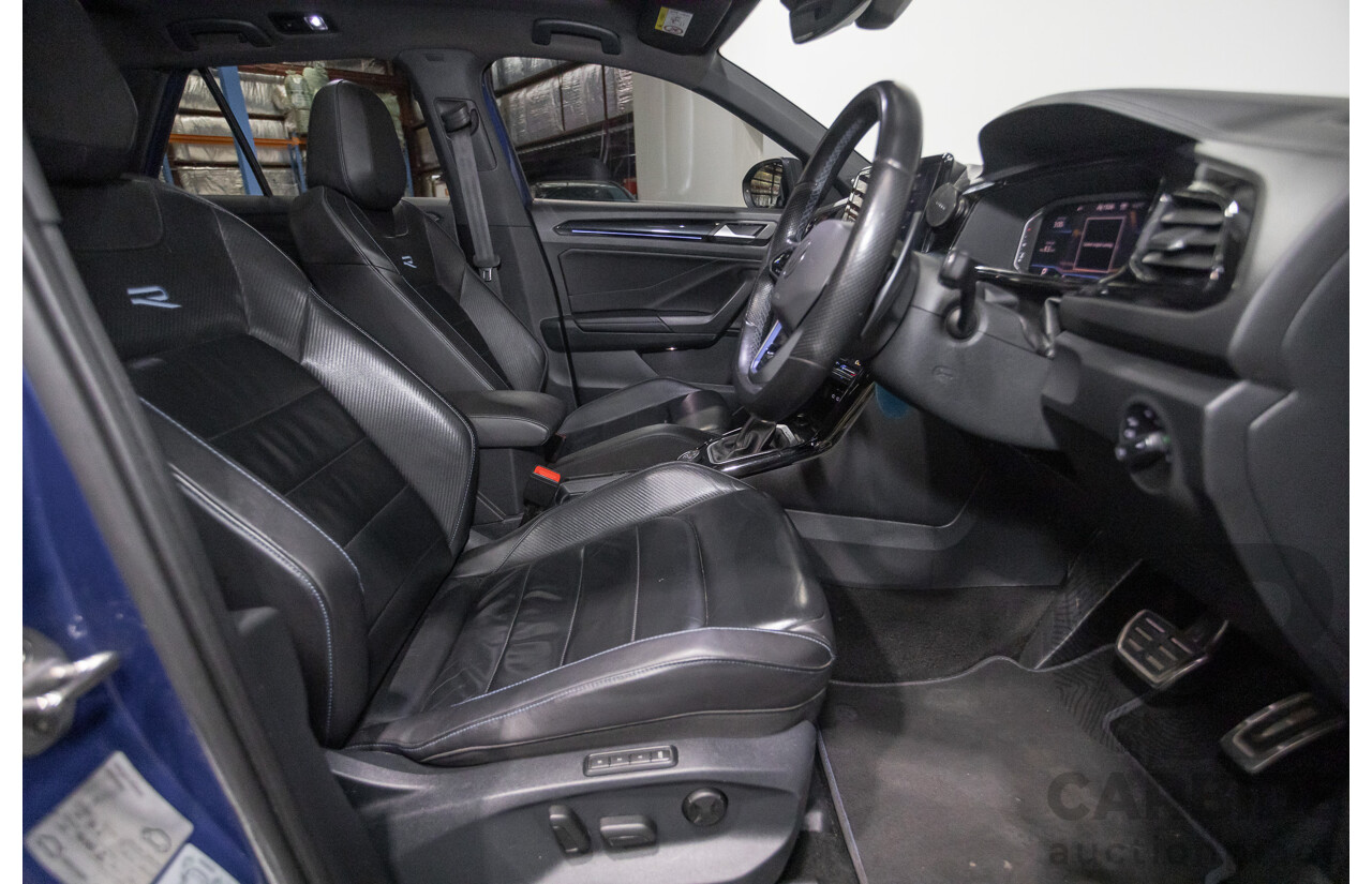 6/2023 Volkswagen T-Roc R (AWD) D1 MY23 4d Wagon Lapiz Blue Metallic Turbo 2.0L